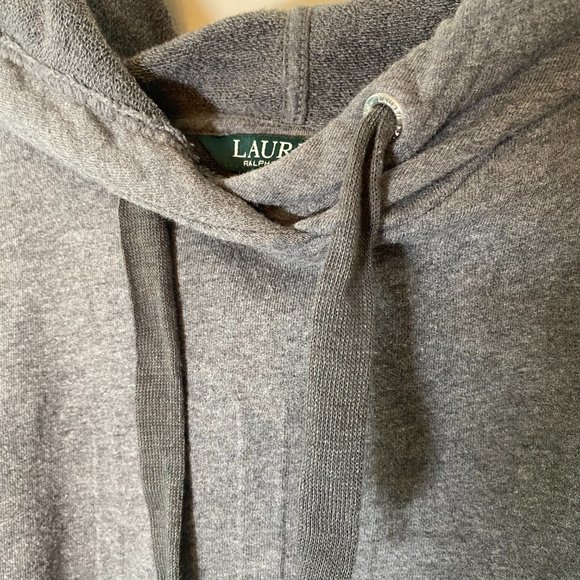 Ralph Lauren Logo Hoodie in Grey - Picture 4 of 6